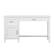 Alt View 20. Martha Stewart - Hutton White Shaker Style Home Office Desk with Storage - White Frame/Polished Brass Hardware.