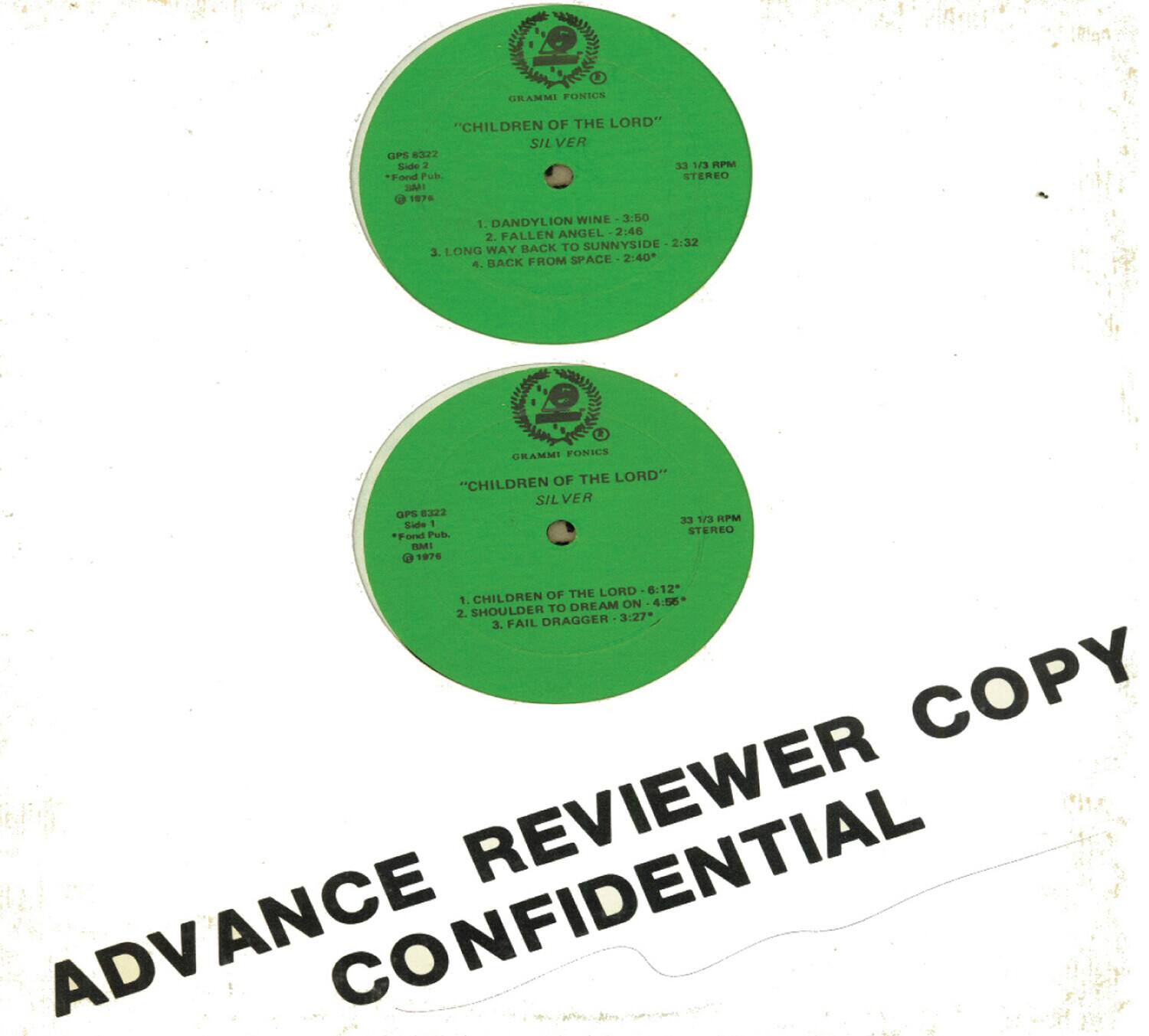 Silver - Children of the Lord  - COMPACT DISCS