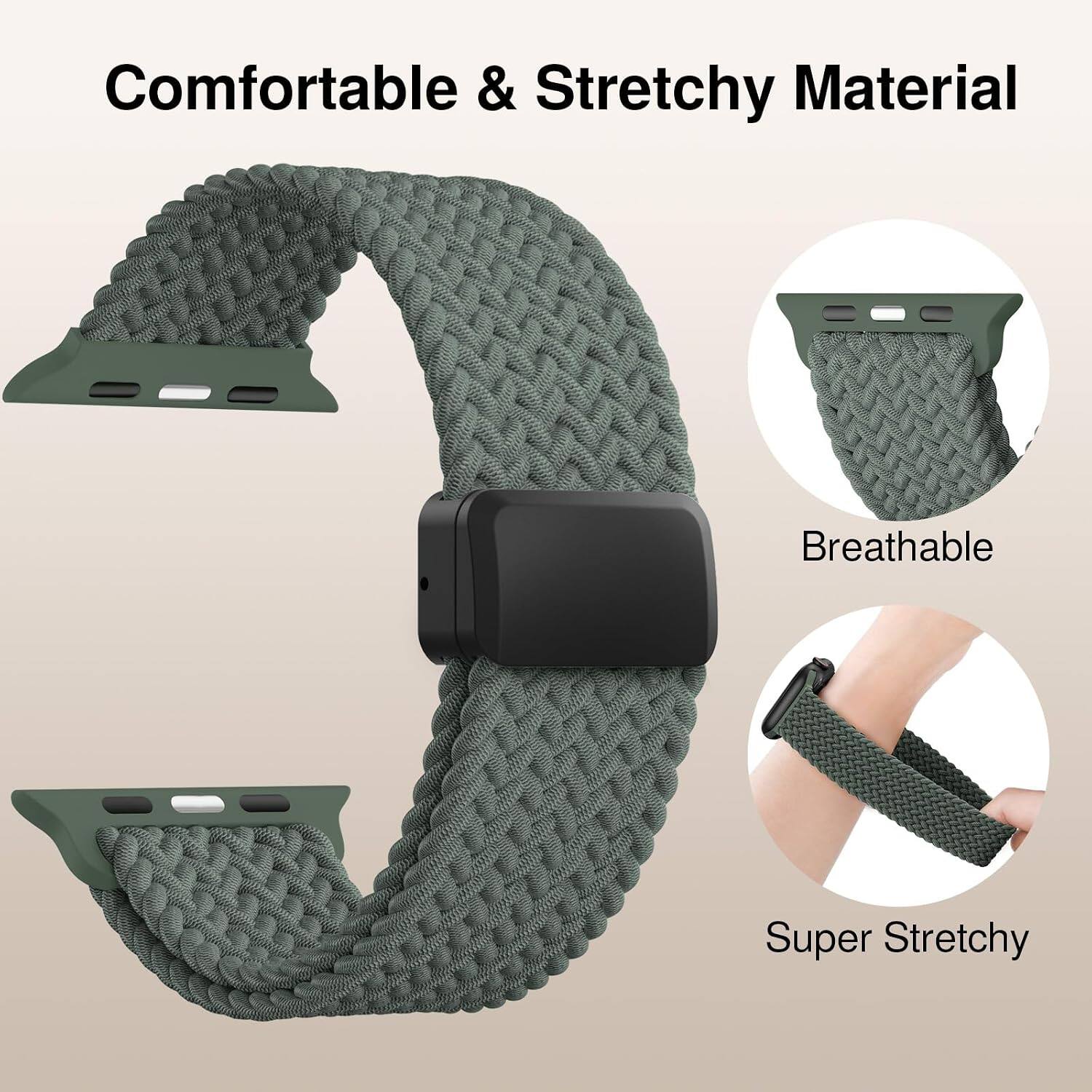 Comfortable & Stretchy Material  
Breathable  
Super Stretchy