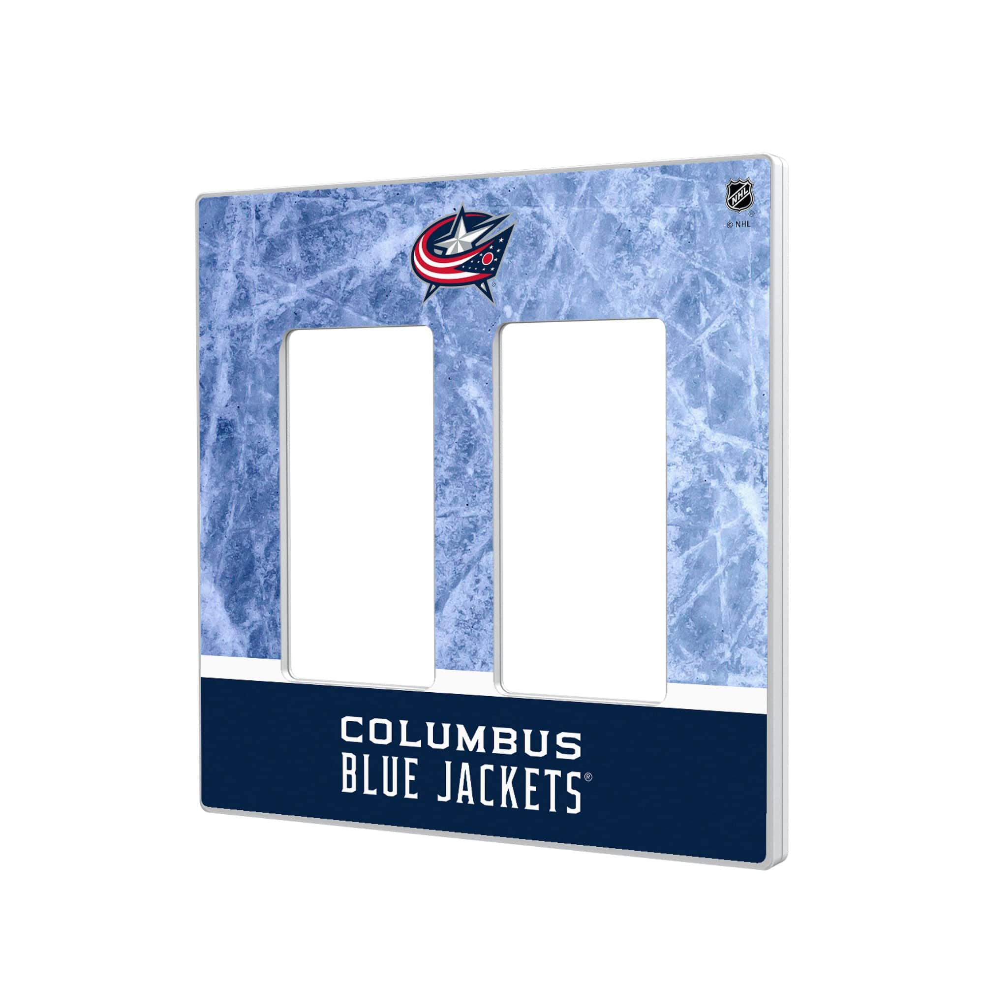 Keyscaper - Columbus Blue Jackets Wordmark Double Rocker Lightswitch Plate - Multicolor price history on PriceWatchPro