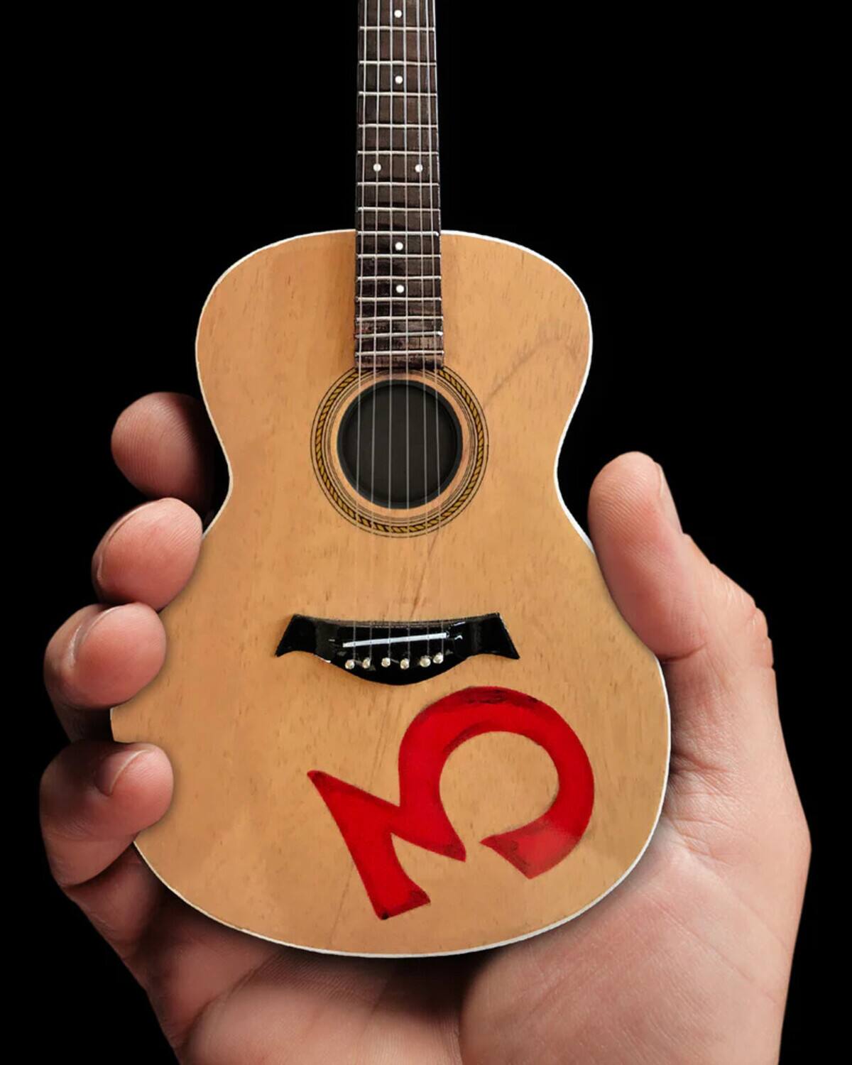 Alt View 2. Axe Heaven - Third Eye Blind - Axe Heaven Third Eye Blind Stephan Jenkins Miniature Acoustic Guitar Model SJ-239  - COLLECTIBLES - Multicolor.