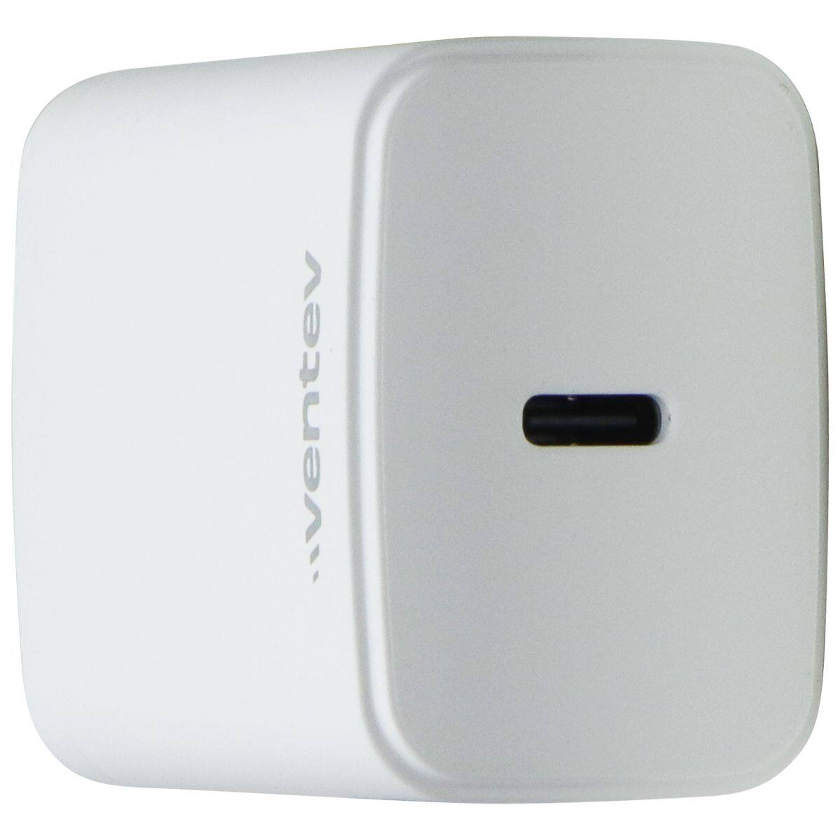 Alt View 1. Ventev - 20W Single Port USB-C Ultra Fast Wall Charger - White - White.