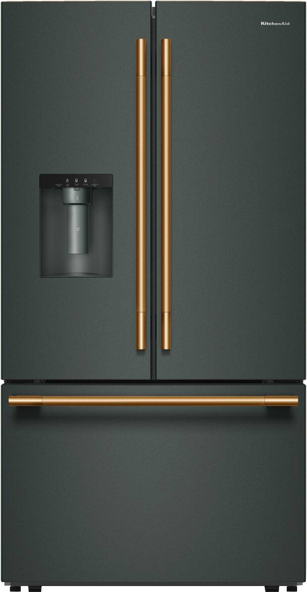 Alt View 15. KitchenAid - 36 in. Wide 30 cu. ft. French Door Refrigerator with Exterior Water and Ice - Juniper.