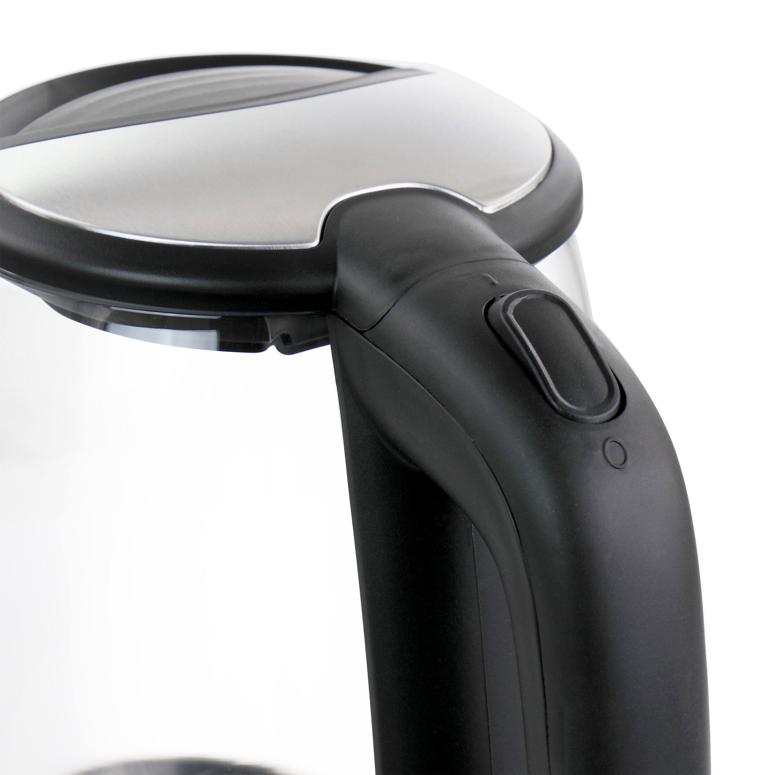 Alt View 2. Better Chef - Better Chef 1.7 Liter 360 Degree Glass Cordless Electric Kettle - Silver.