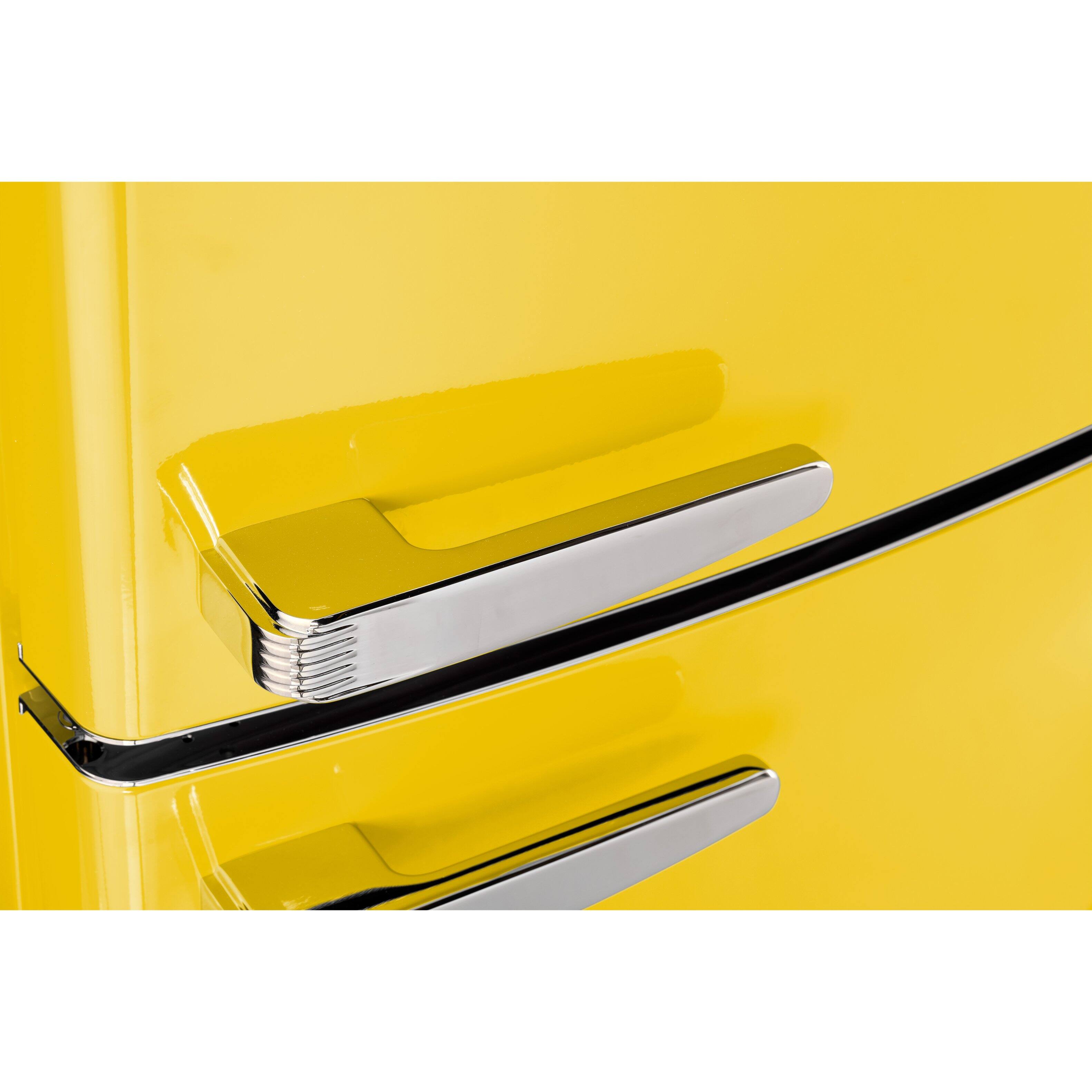 Alt View 9. Unique Appliances - 28 in. Wide Classic Retro 16.7 cu.ft Bottom Freezer Counter Depth Refrigerator - Canary Yellow.