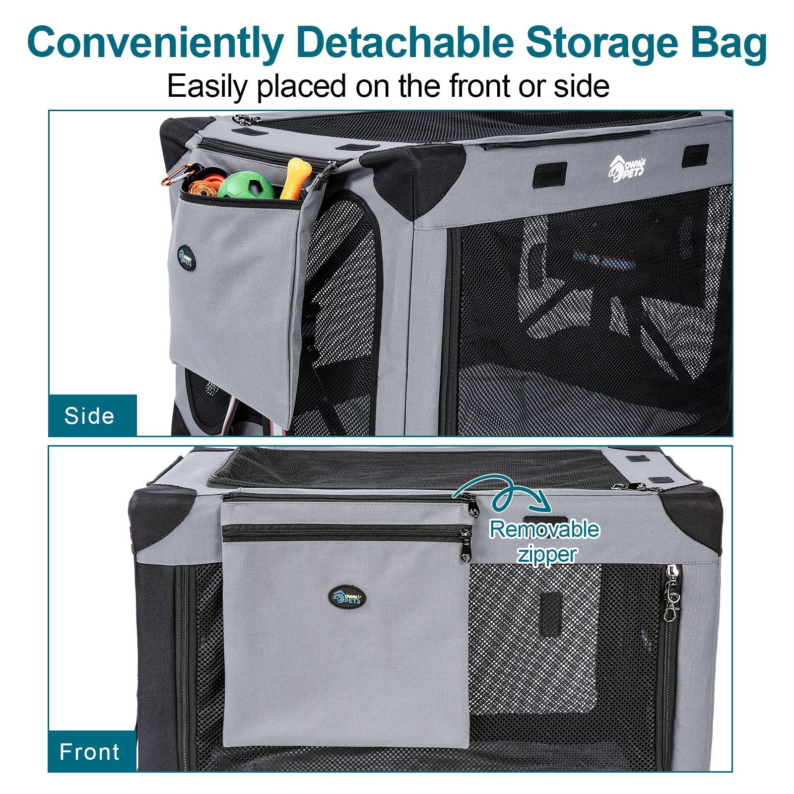 Conveniently Detachable Storage Bag
Easily placed on the front or side
Owi DGETS PETO Side Removable zipper RTS - Front