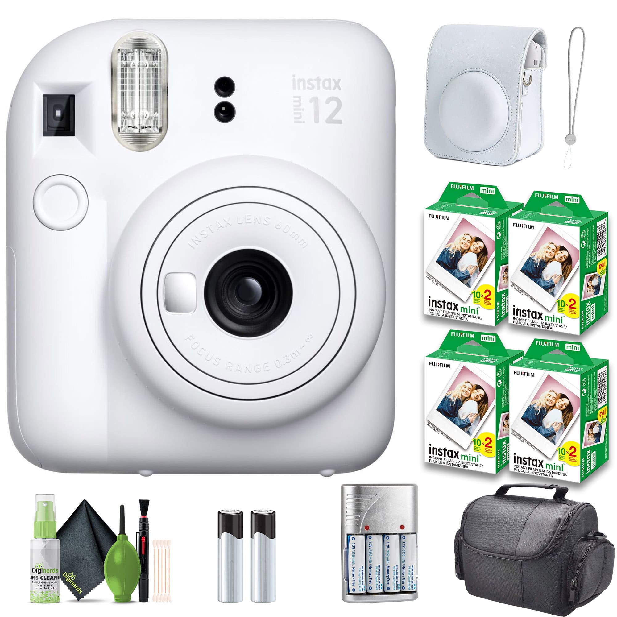 Fujifilm - INSTAX MINI 12 Instant Film Camera with Instant Film - Clay White price history on PriceWatchPro