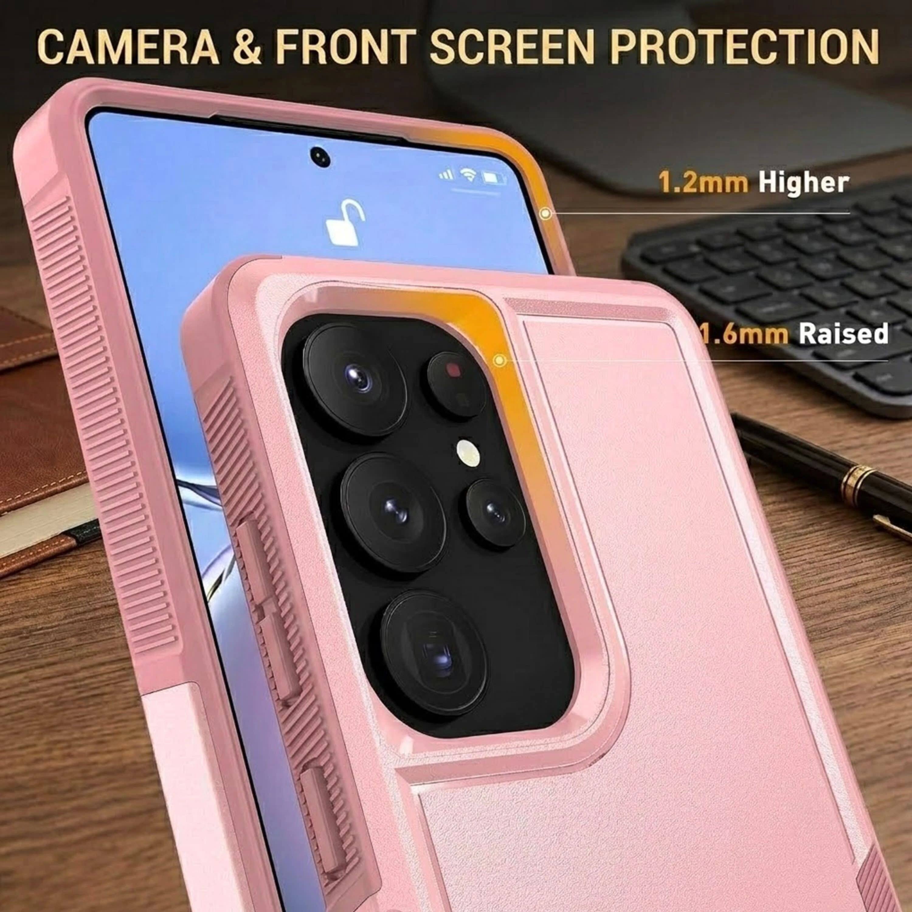 CAMERA & FRONT SCREEN PROTECTION

1.2mm Higher

1.6mm Raised
