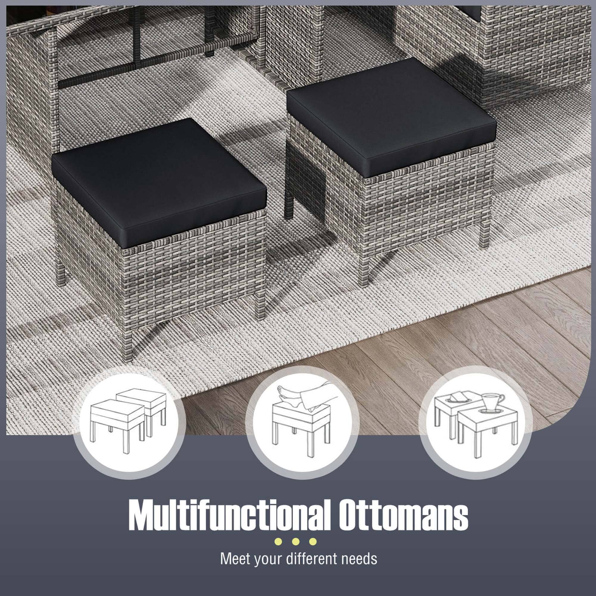 Multifunctional Ottomans Meet your different needs.