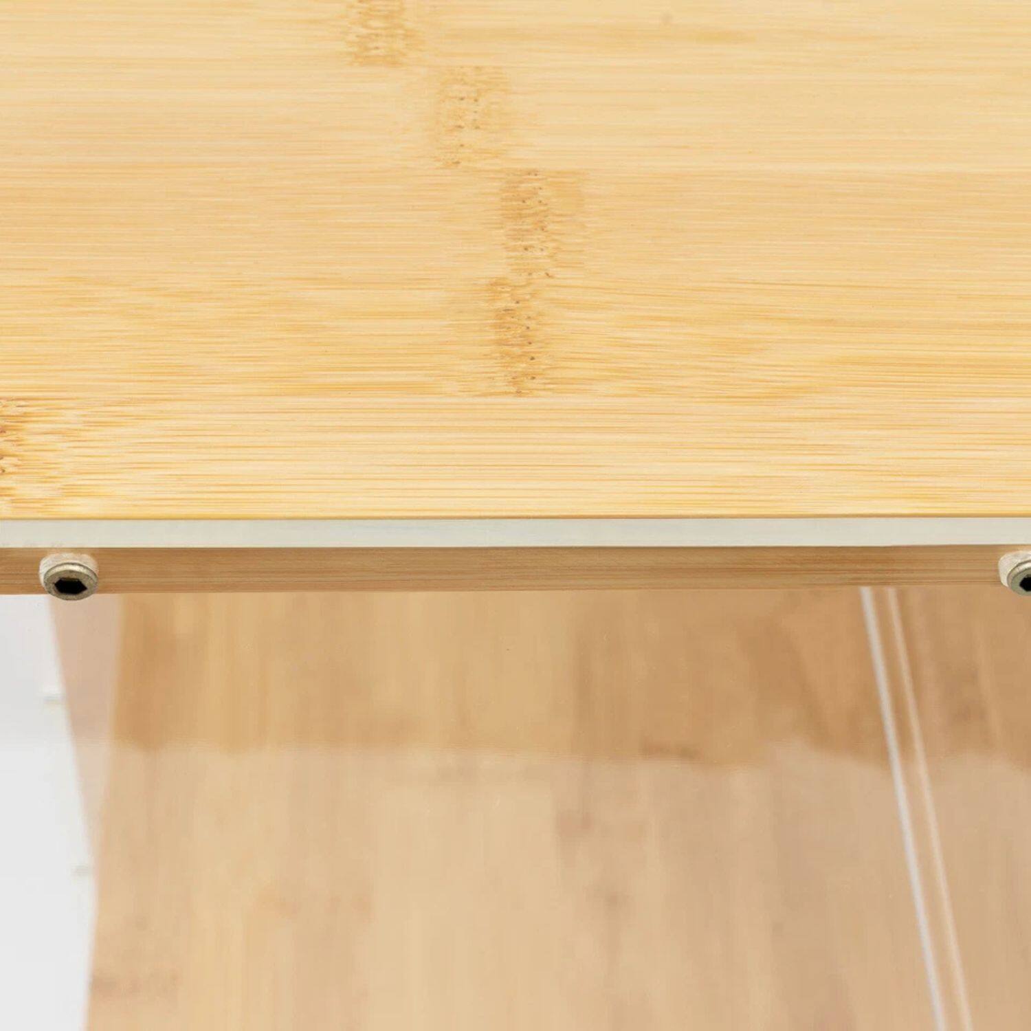 Angle. Home Collection - 3-Tier Clear Acrylic Bookshelf – Bedroom Storage & Display Rack Bookcase - Clear, Log.