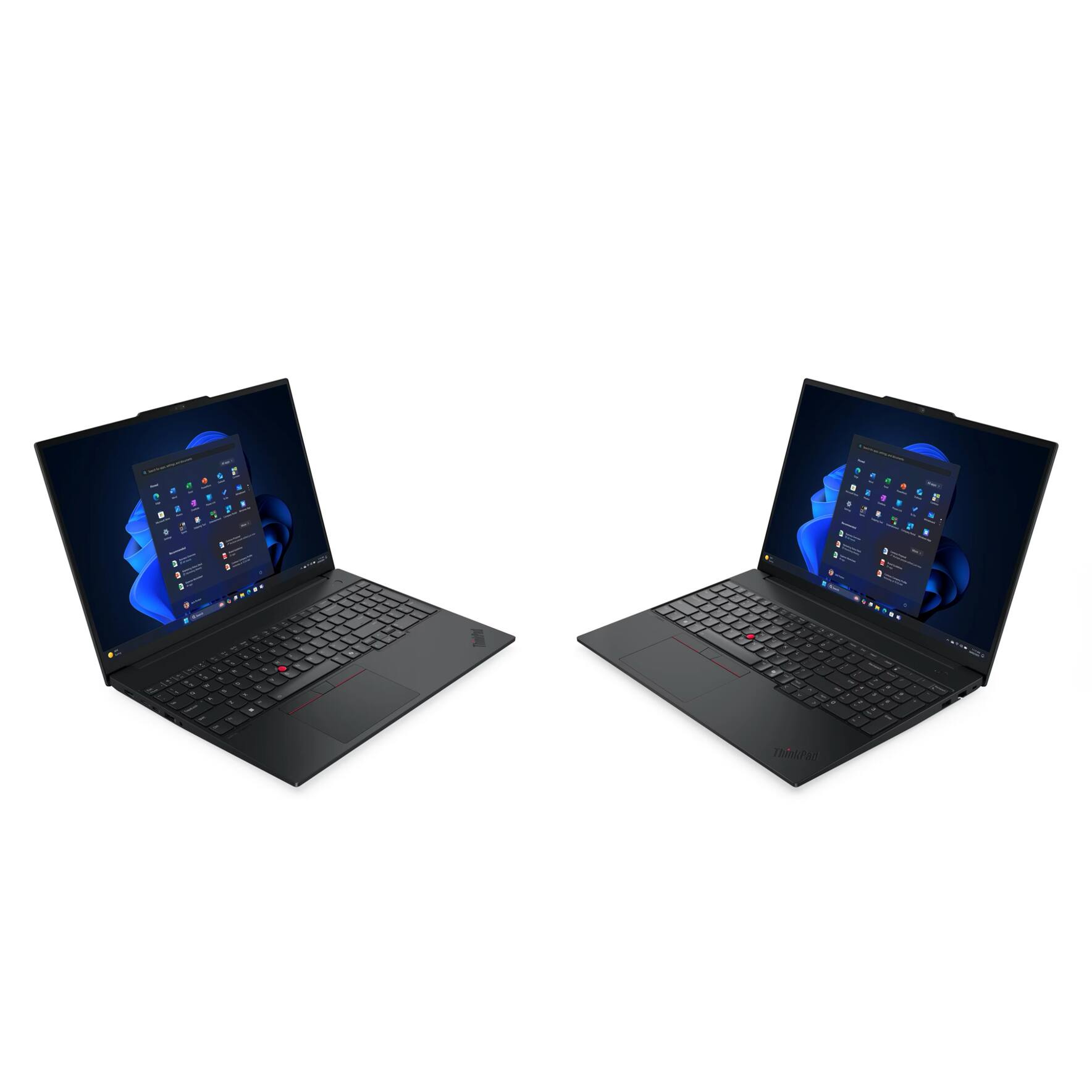 Alt View 3. Lenovo - ThinkPad E16 Laptop 16.0 WUXGA Display (Ryzen 7 250, 16GB, 1TB SSD, Integrated Graphics, Win 11 Pro) w/USB Hub - Black.