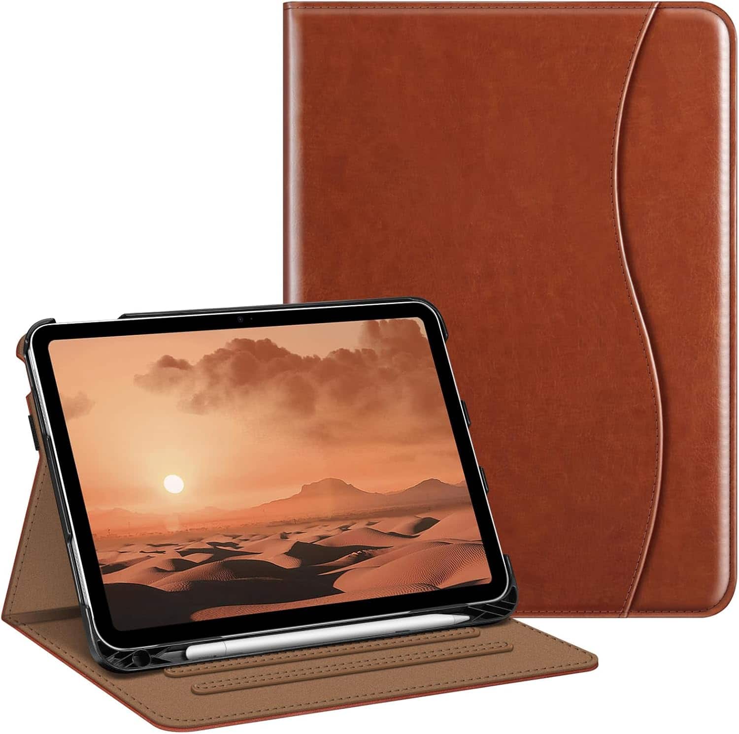 Fintie - Folio Case for iPad (A16) 11-inch 2025 and iPad 10th Gen 10.9 inch 2022, Multi-Angle Viewing Protective Stand Cover - Brown price history on PriceWatchPro