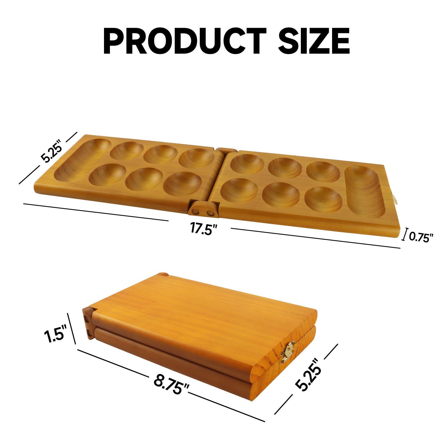 PRODUCT SIZE
5.25"
17.5"
0.75"
1.5"
8.75"
5.25"