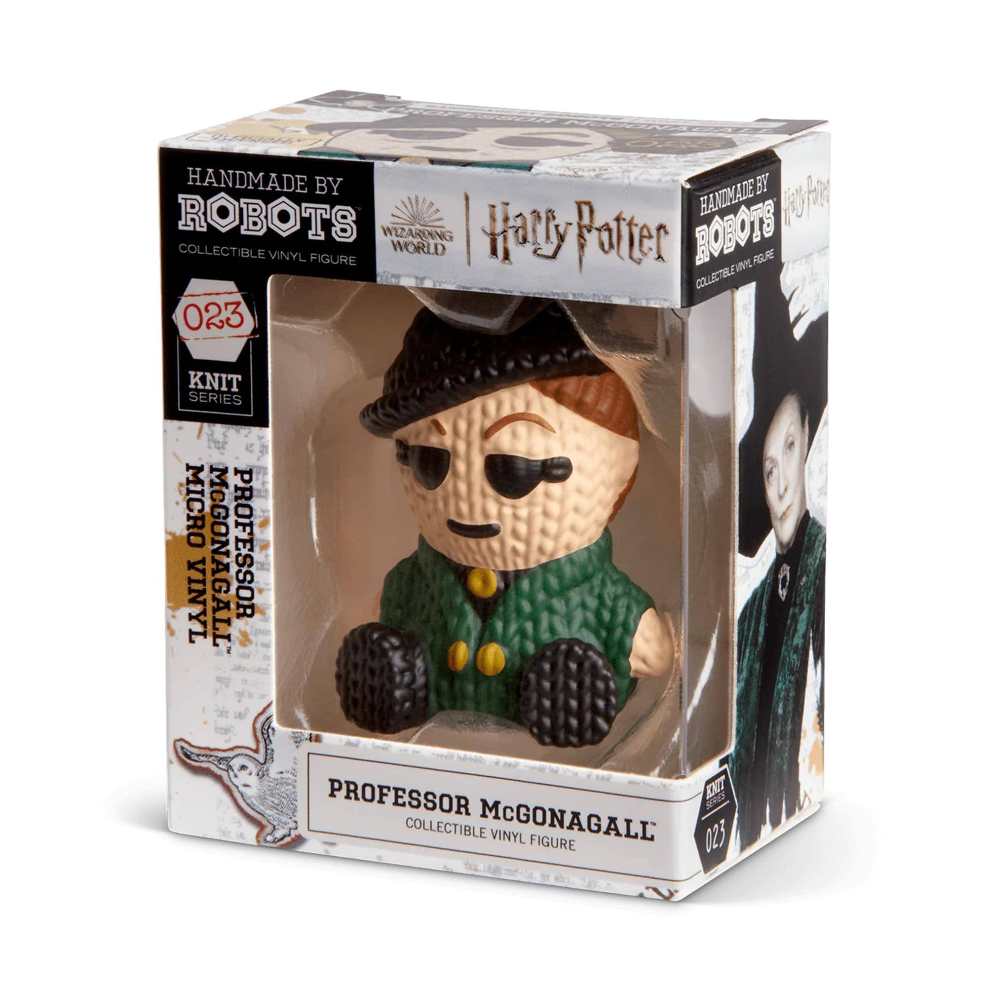 HANDMADE BY ROBOTS  
COLLECTIBLE VINYL FIGURE  
WIZARDING WORLD  
Harry Potter  
023  
KNIT SERIES  
PROFESSOR McGONAGALL  
COLLECTIBLE VINYL FIGURE