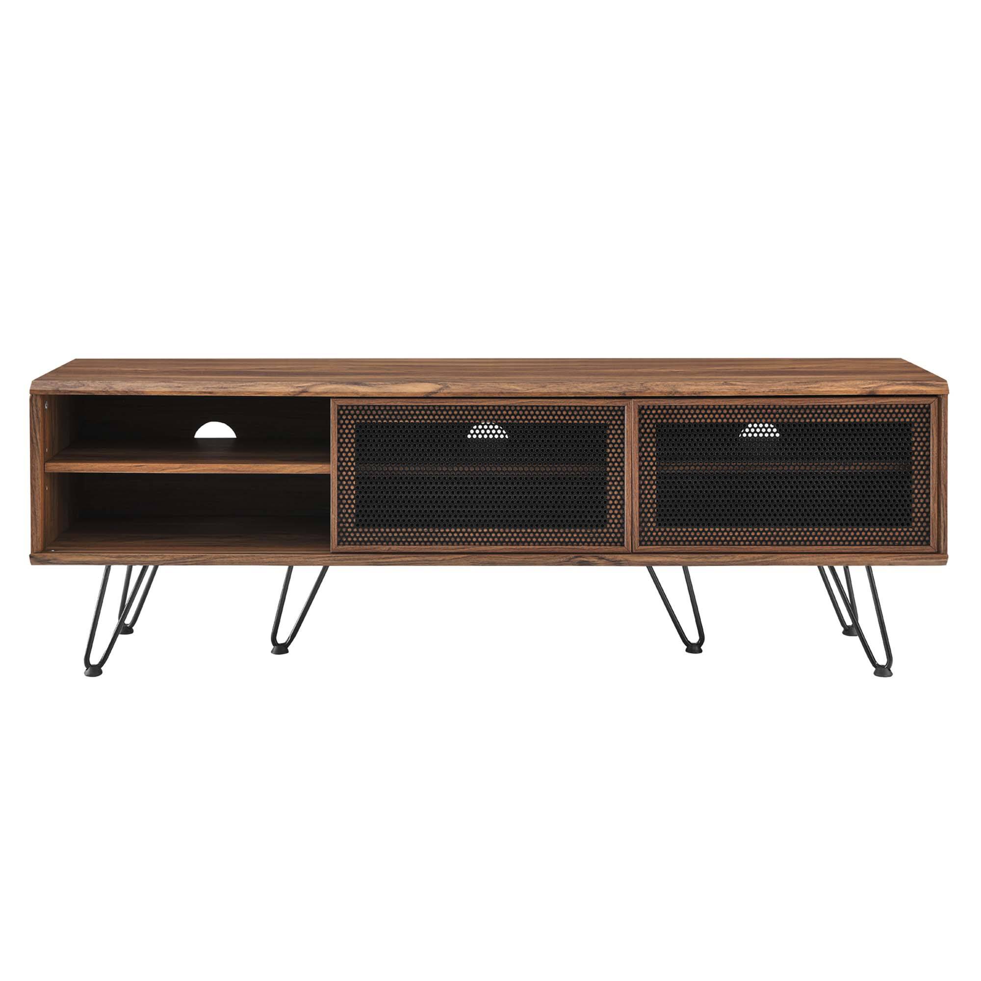 Back. Modway - Nomad 59" TV Stand by Modway - Walnut.