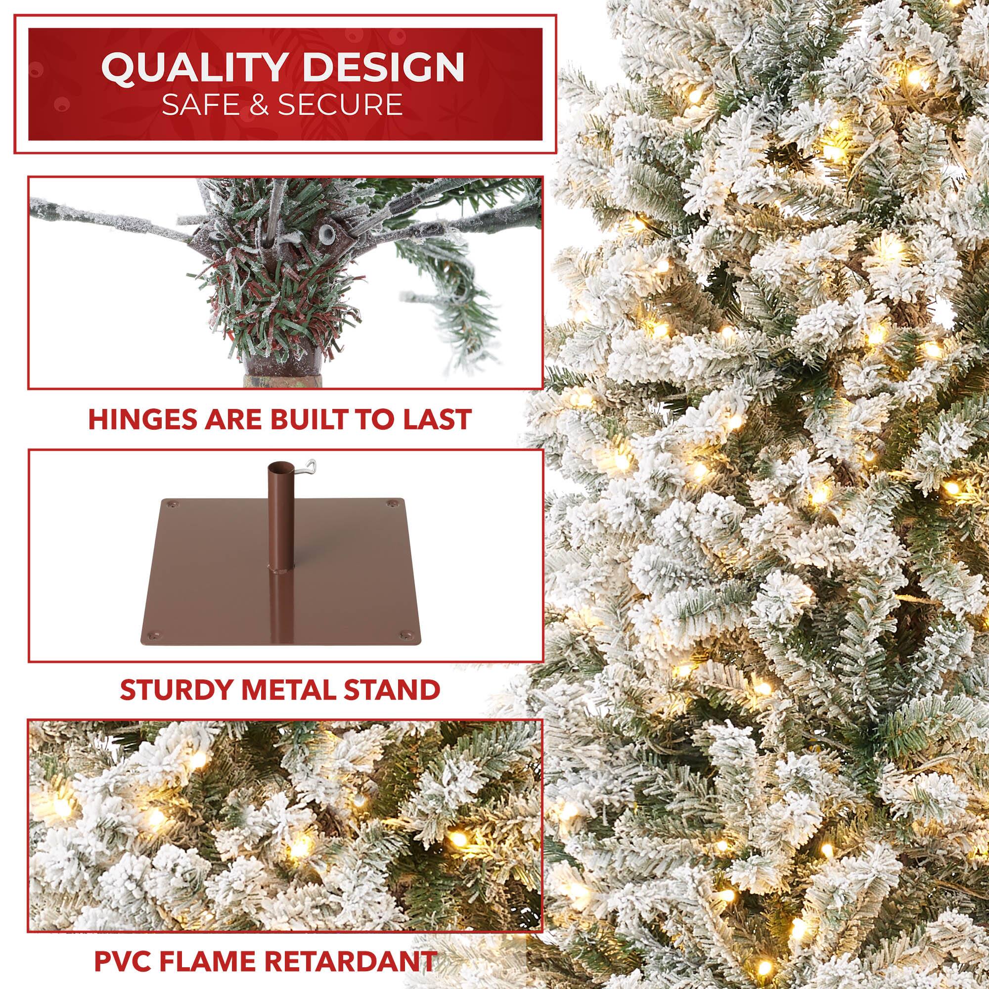 QUALITY DESIGN  
SAFE & SECURE  

HINGES ARE BUILT TO LAST  

STURDY METAL STAND  

PVC FLAME RETARDANT