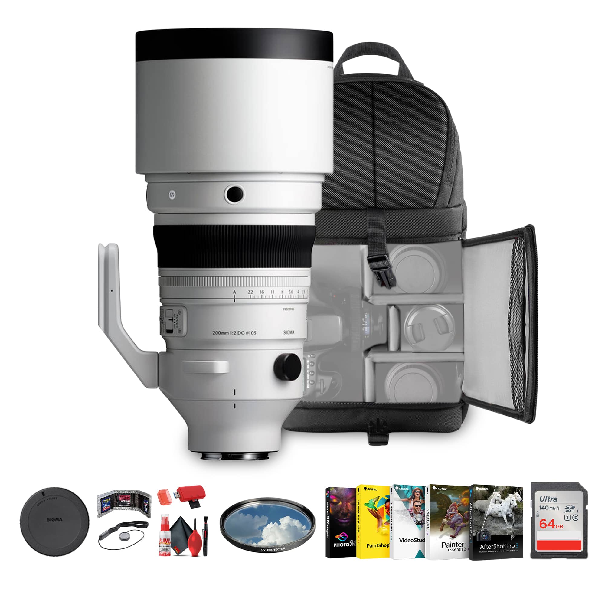 Sigma - 200mm f/2 DG OS Sports Lens (Sony E) - Black