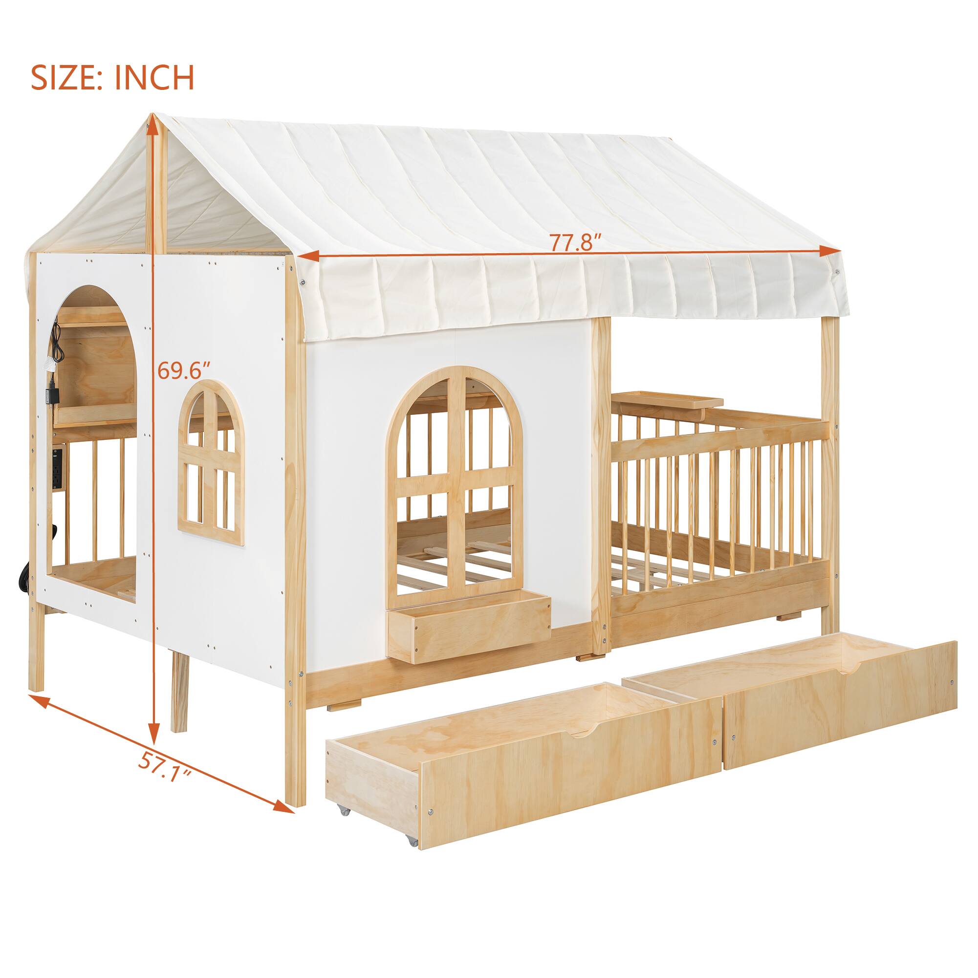 SIZE: INCH  
77.8" 69.6" 57.1"