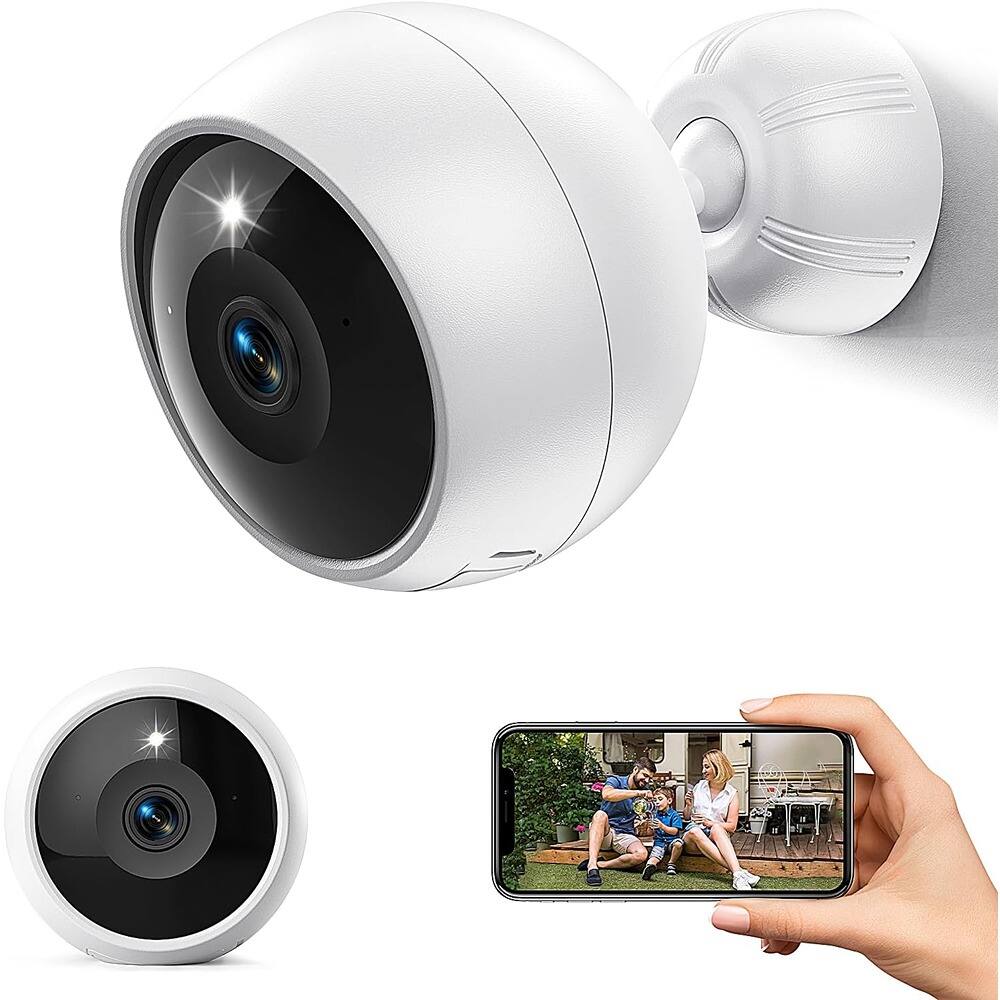 Front. ACJPR - 2K Wireless Outdoor Security Camera – Battery Powered, AI Motion Detection, Wi-Fi.