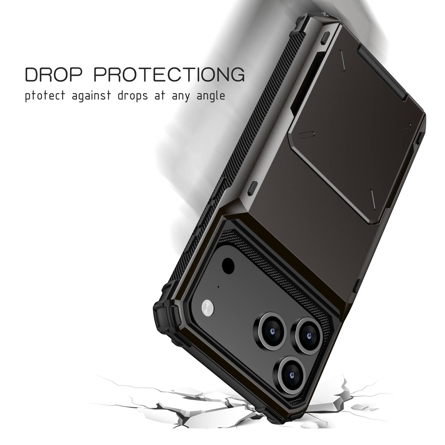DROP PROTECTION  
Protect against drops at any angle