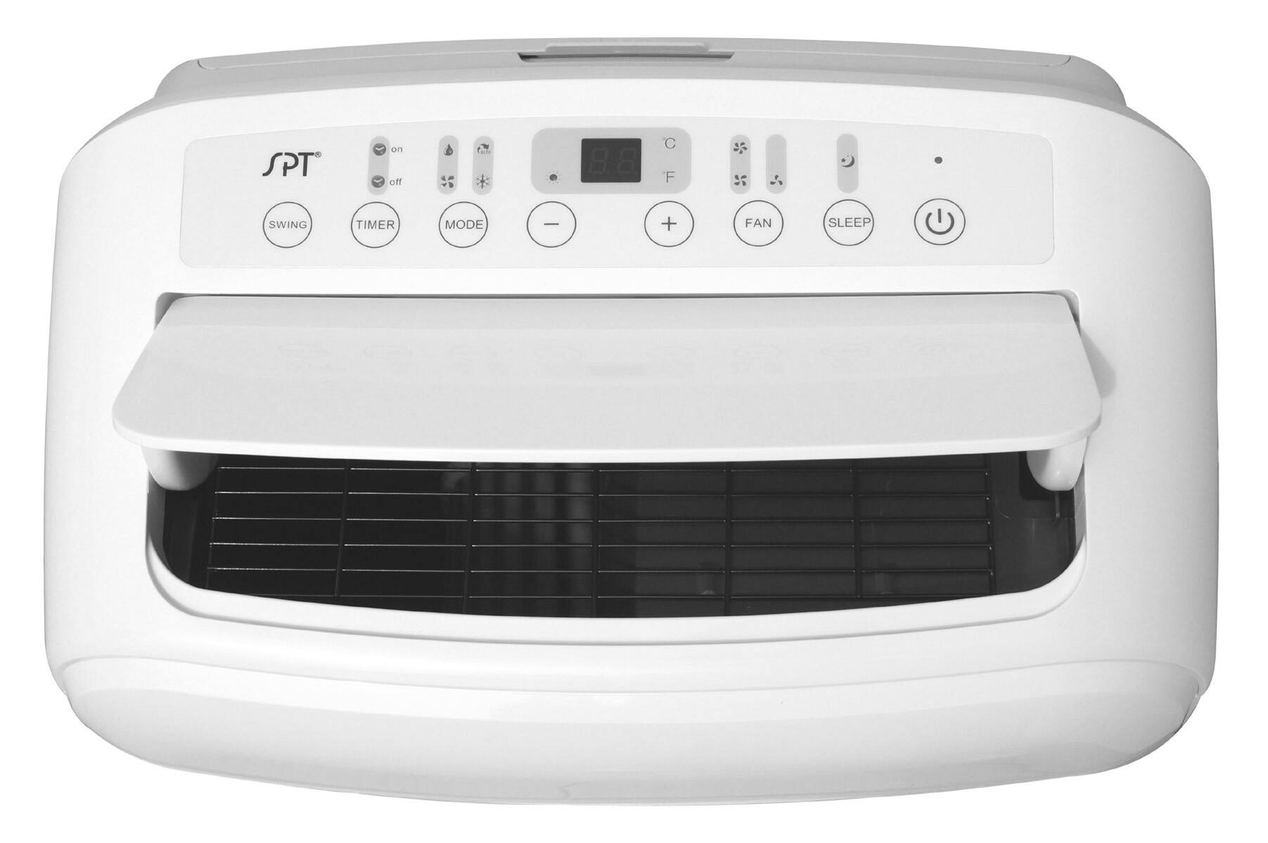 Alt View 13. SPT - 13,500BTU Portable Air Conditioner – Cooling & Heating (SACC: 10,000BTU) - White.