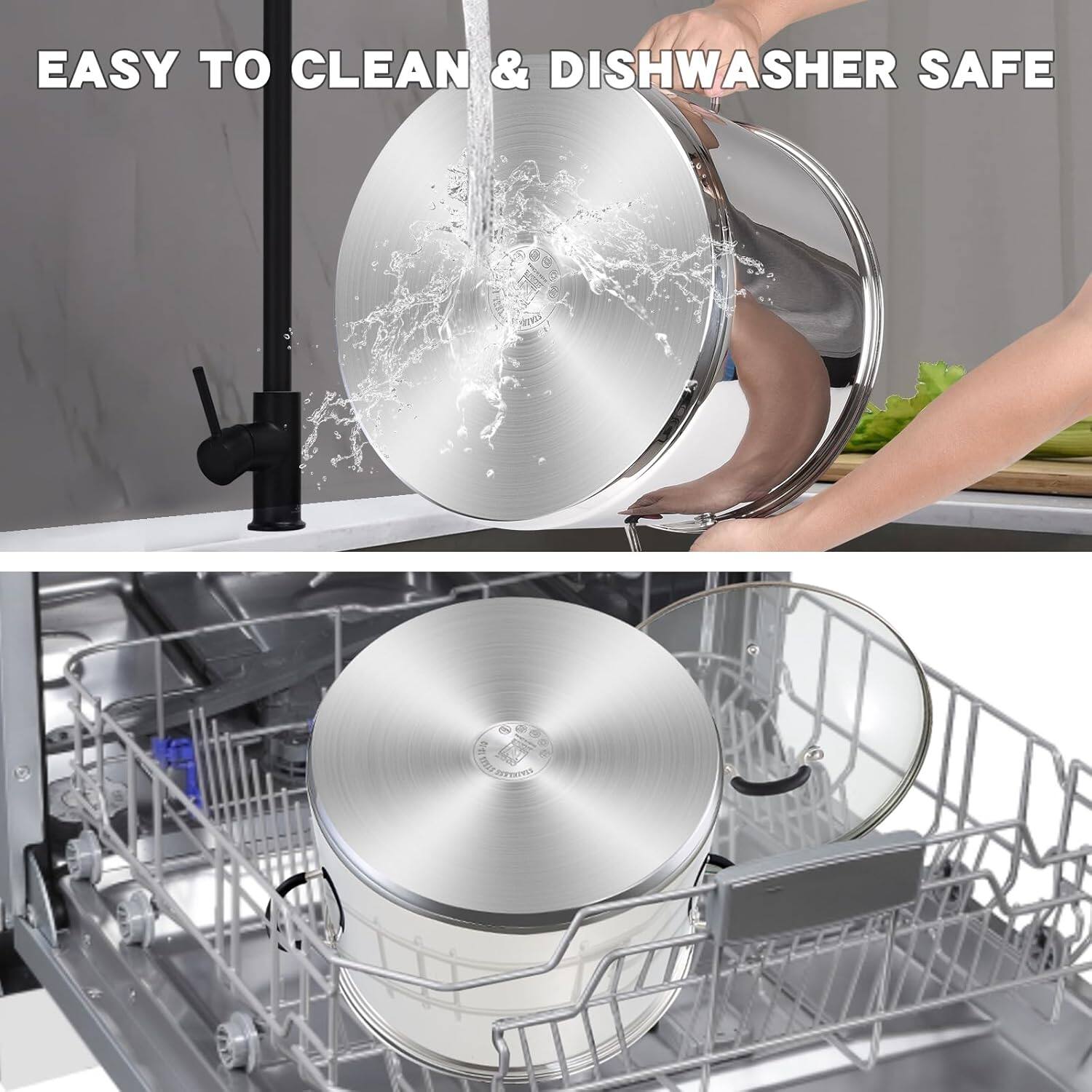 EASY TO CLEAN & DISHWASHER SAFE
