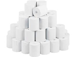 PM Company - Thermal Cash Register Paper Rolls, 3 1/8" x 230', BPA Free, 50 Rolls/Pack - White