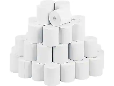 Front. PM Company - PM Company Thermal Cash Register Paper Rolls, 3 1/8" x 230', BPA Free, 50 Rolls/Pack (9078-0565) - White.
