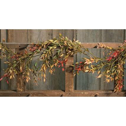 Front. BreeBe - Velvet Ash Garland 6ft - Multi.