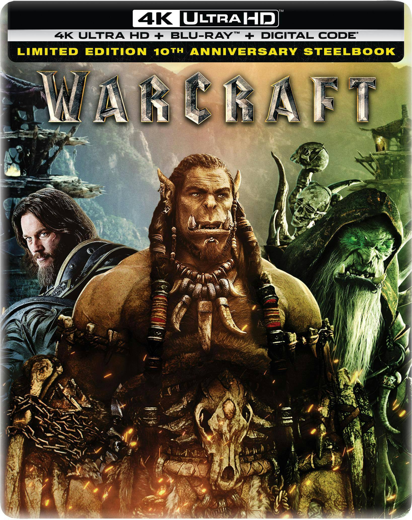 Angle. Warcraft (10th Anniversary) (Steelbook)   - 4K Blu-Ray.