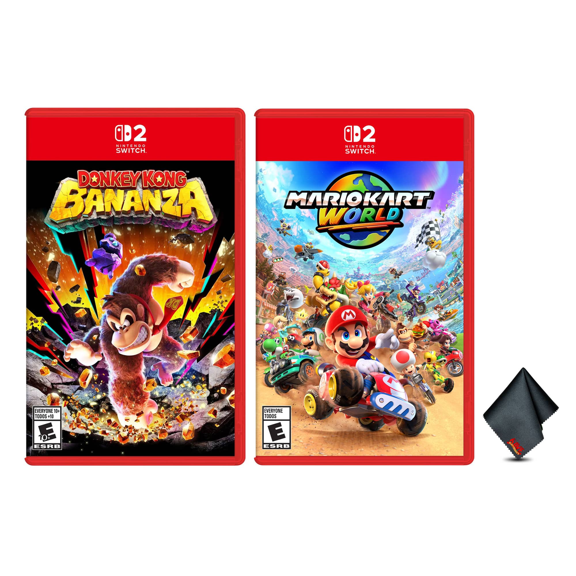 Mario Kart World for Switch 2 and Donkey Kong Bananza for Switch 2 Bundle - Nintendo Switch 2