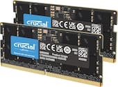 Crucial - 128GB Kit (2x64GB) DDR5 5600MHz C46 SODIMM Laptop Memory - Black