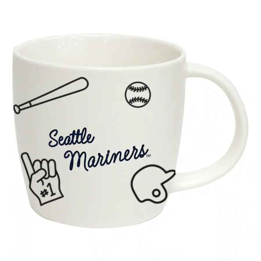 Mariners Cups Logo Brands Seattle Mariners 18oz. Playmaker Mug Multicolor 200767680 ...