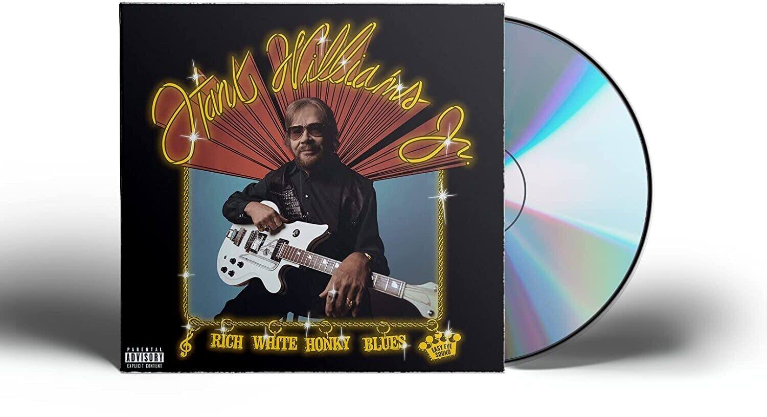 Sure, here is the corrected and grouped text from the image:

---

**Parental Advisory: Explicit Content**

**Rich White Honky Blues**

**Jank Williams**

**Mastered for Vinyl**

---