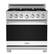 Front. Thor Kitchen - 6.0 Cu Ft. Freestanding Liquid Propane Gas Range with Infrared Broiler - Stainless Steel.
