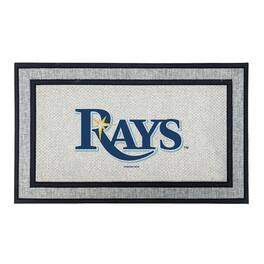 Jardine - Tampa Bay Rays 18" x 30" Indoor/Outdoor Logo Doormat - Multicolor
