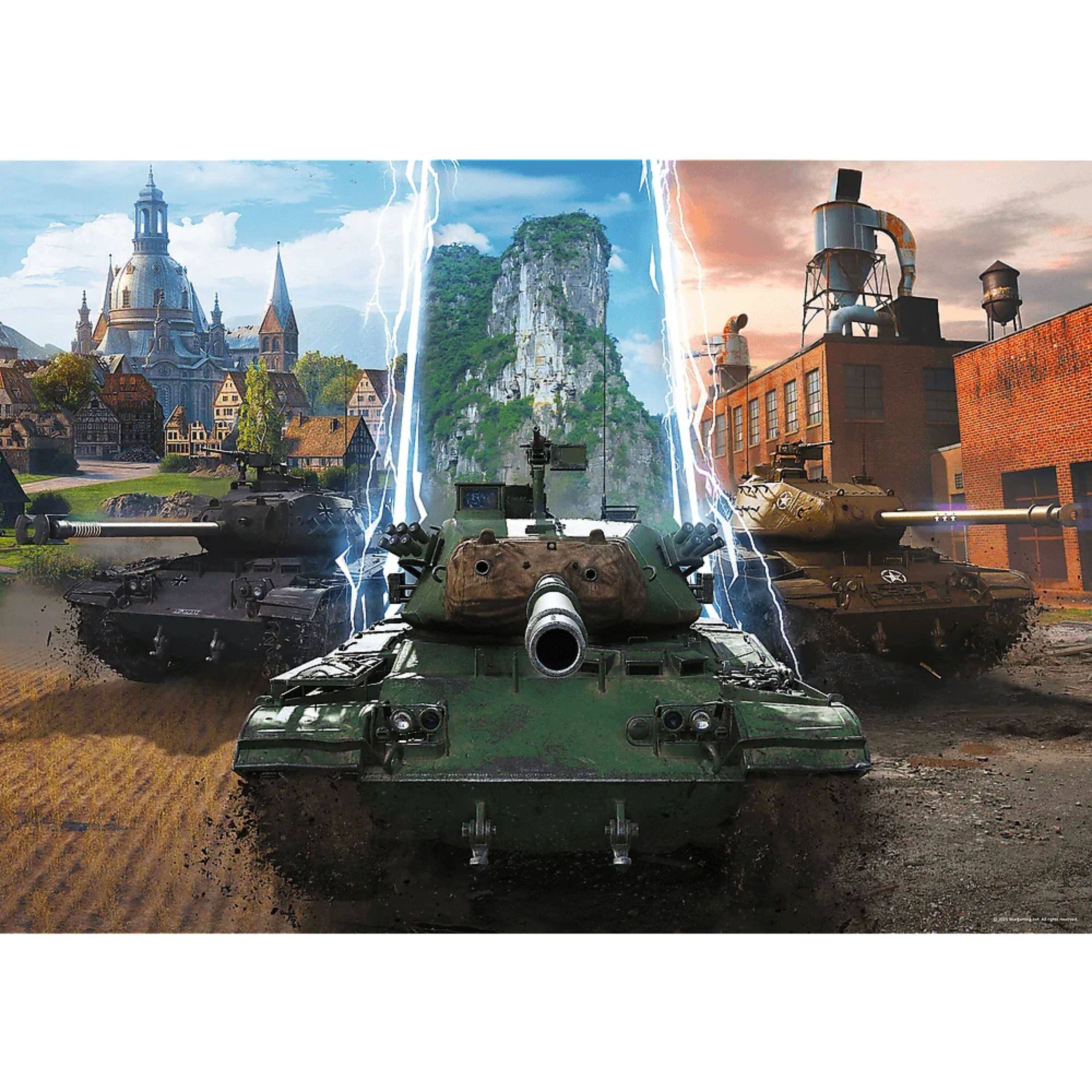 Alt View 1. Trefl - Trefl World of Tanks Time for Action 500 Piece Puzzle.