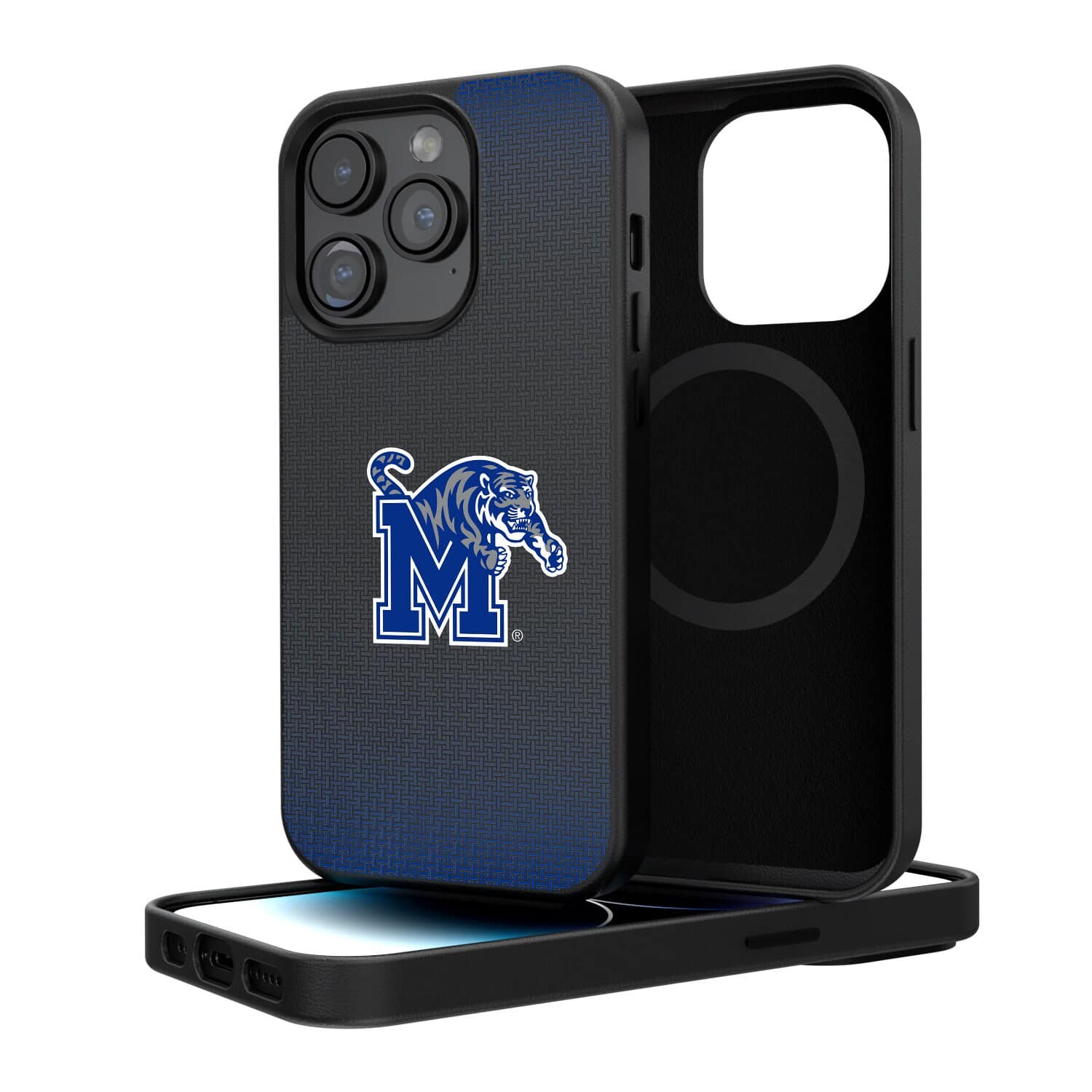 Keyscaper - NCAA - Memphis Tigers Linen Logo iPhone Magnetic Bump Case - 15 Pro - Black price history on PriceWatchPro