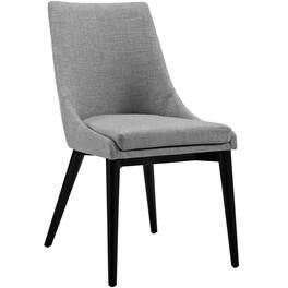 Viscount Fabric Dining Chair by Modway - Gray