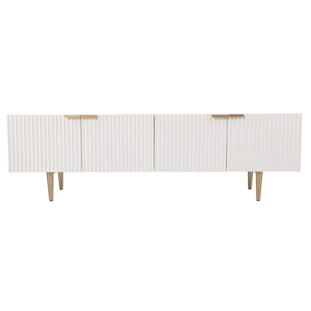 SEI Furniture - Pilston 4-Door Media Console - White price history on PriceWatchPro