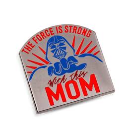 Star Wars - Darth Vader "The Force Is Strong With This Mom" Enamel Pin - Multi-Colored
