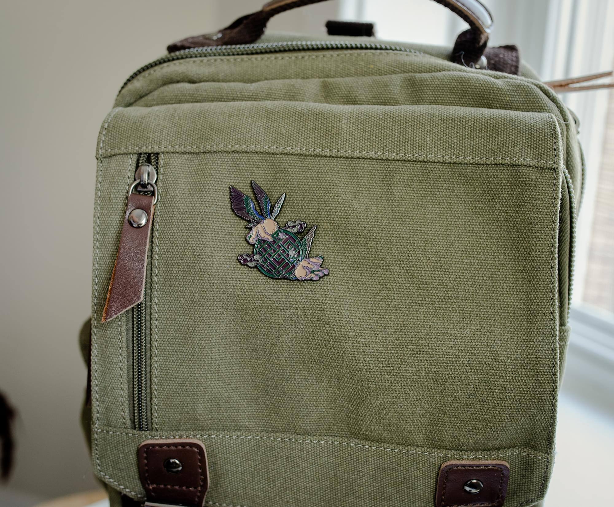 Alt View 3. SalesOne LLC - Marvel Studios Shang-Chi and the Legend of the Ten Rings Morris Premiere Pin - Red.