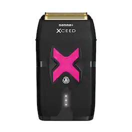 Gamma+ - XCeed Professional Foil Shaver, USB-C Rechargeable with Vector Motor, Gold Titanium Foil with Customizable Components - Multi