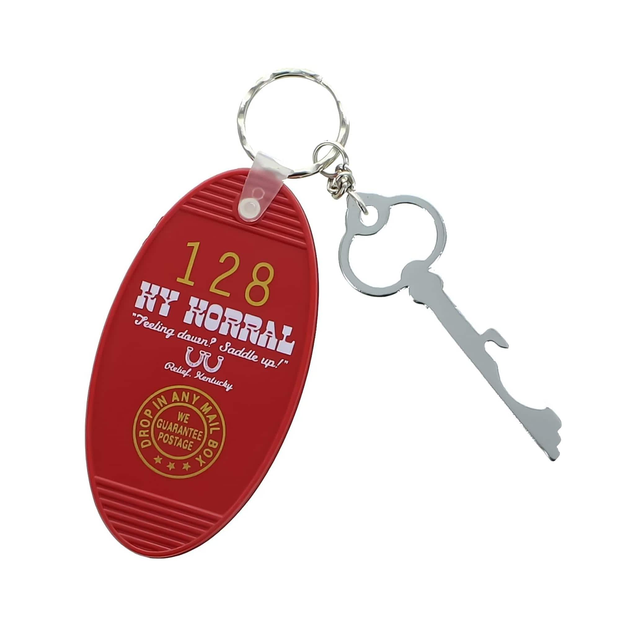 Crowded Coop - Retro Motel Key Fob - KY Korral - Red price history on PriceWatchPro