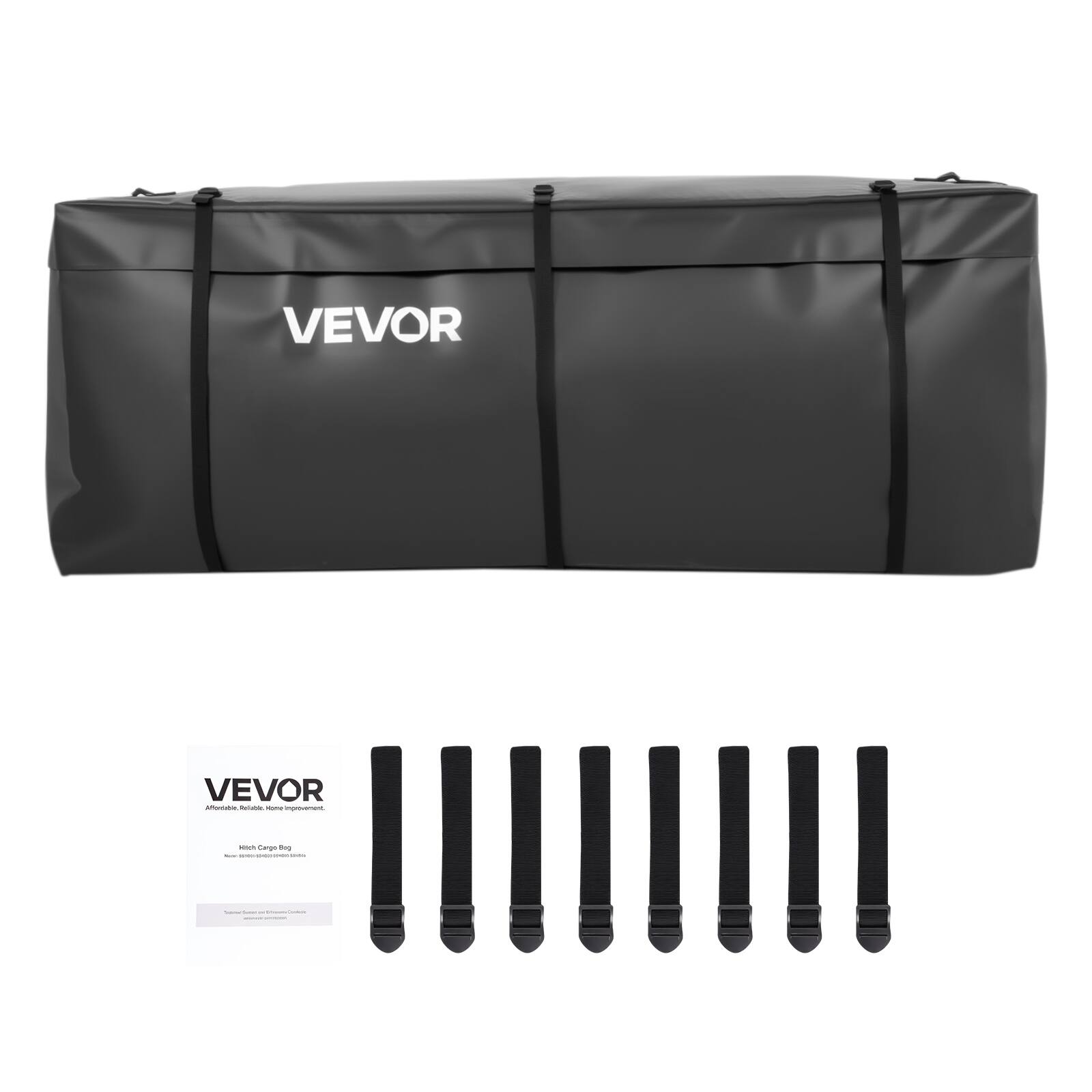 VEVOR

VEVOR  
Affordable, Reliable, Home Improvement.

VEVOR  
High Cargo Bag  
New High Cargo Bag with 600D Oxford Fabric and 100% Waterproof Material

VEVOR  
High Cargo Bag  
New High Cargo Bag with 600D Oxford Fabric and 100% Waterproof Material