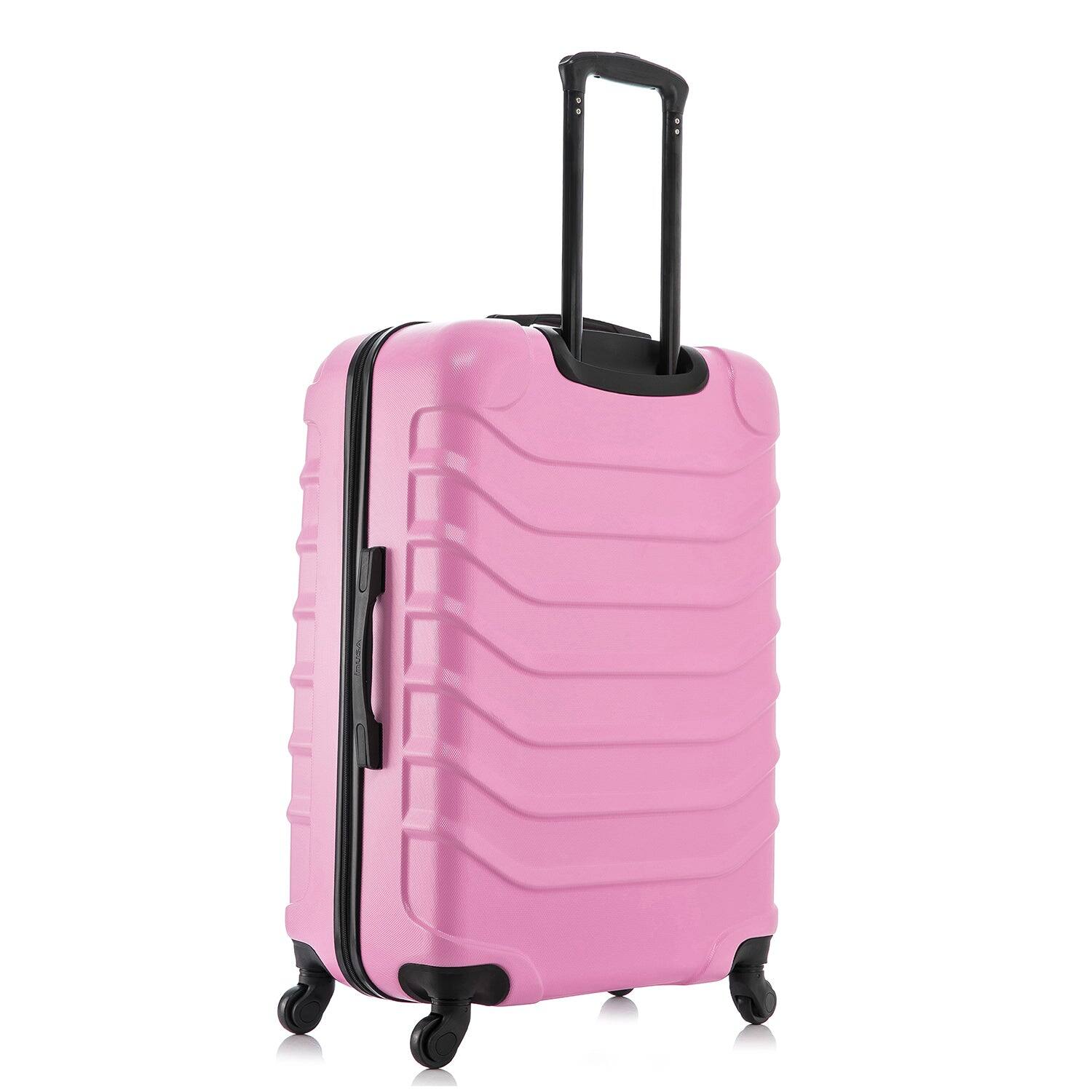 Alt View 1. InUSA - Endurance Lightweight Hardside Spinner Luggage 28" - Pink.