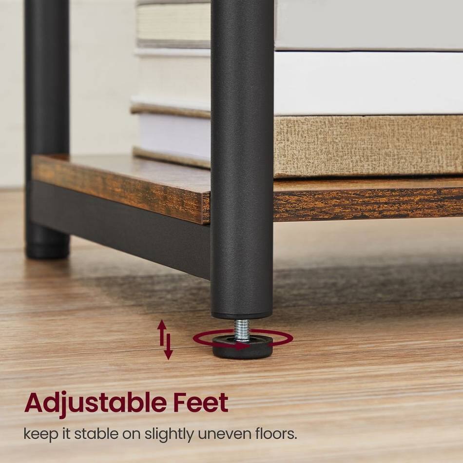 Adjustable Feet  
keep it stable on slightly uneven floors.