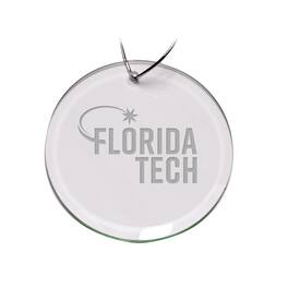 Jardine - Florida Tech Panthers 3'' Glass Round Ornament - Multicolor