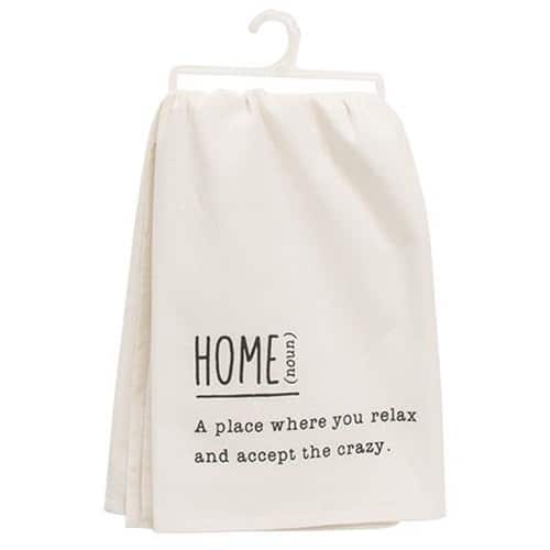 BreeBe - *Home Definition Dish Towel - White