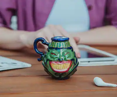 Yu-Gi-Oh! Pot Of Greed Sculpted Ceramic Mini Mug | Holds 2 Ounces Yu-Gi-Oh! Pot Of Greed Sculpted Ceramic Mini Mug | Holds 2 Ounces
